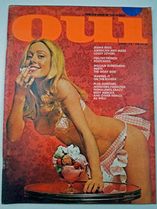 Oui August 1973 - Diana Rigg, Fiona Lewis, Heiresses - Adult Magazine