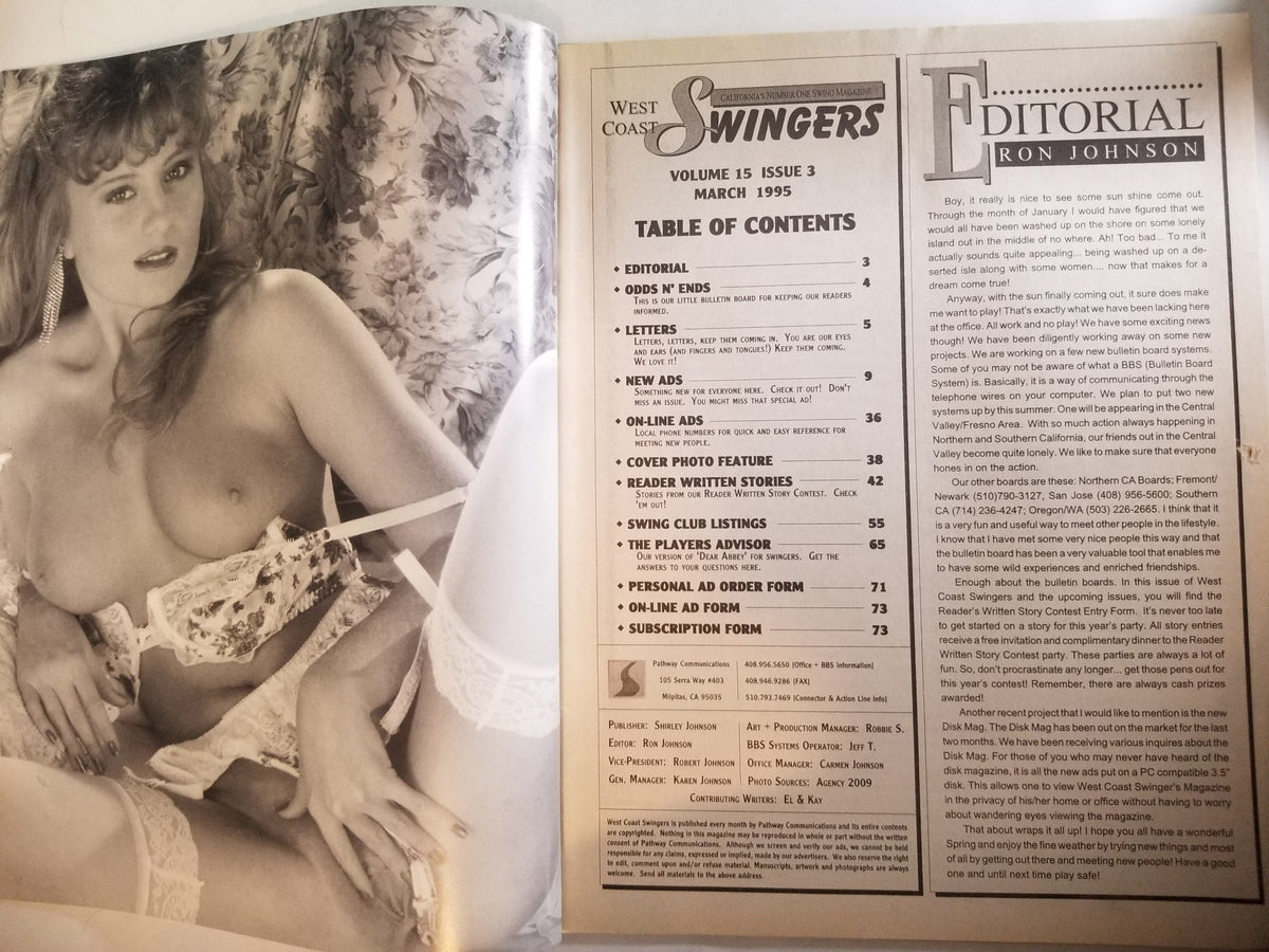 west coast swingers magazine