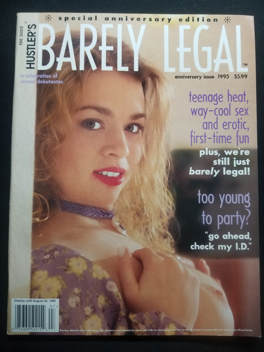 Hustler s Barely Legal Anniversary Issue 1995 Adult Magazine hustler-s-barely-legal-anniversary-issue-1995-adult-magazine