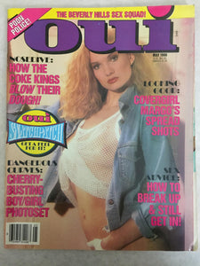 Oui May 1990 - Vintage Adult Magazine