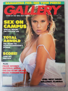 Gallery October 1990 - Vintage Adult Magazine