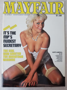 Mayfair Vol. 22 No. 5 1987 - UK, British - Vintage Large Format Adult Magazine