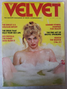 Velvet June 1978 - Erotic Spanking, Drug Kills Sex Life - Vintage Adult Magazine