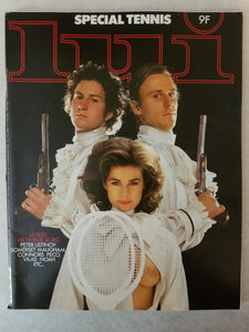 Lui No. 209 June 1981 - Tennis Special - Foreign French Vintage Adult Magazine