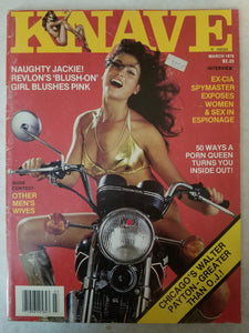 Knave March 1978 - Sex In Espionage, Other Men's Wives - Vintage Adult Magazine