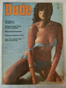 Dude January 1975 - Miss Universe, Motocross - Vintage Adult Magazine