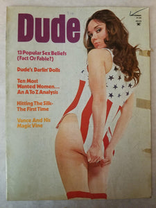 Dude November 1974 - Ten Most Wanted Women - Vintage Adult Magazine