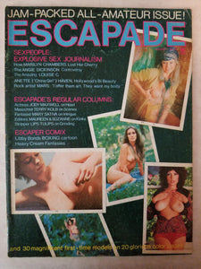 Escapade August 1975 - Amateur, Marilyn Chambers - Vintage Adult Magazine