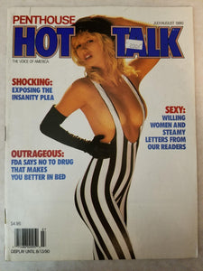 Hot Talk July/August 1990 - Willing Women Steamy Letters- Vintage Adult Magazine
