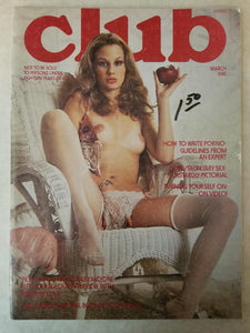 Club March 1977 - Nina, Ava, Debbie - Large Format Adult Magazine