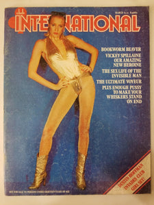 Club International March 1977 - Bookworm Beaver - Vintage Adult Magazine