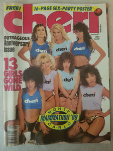 Cheri August 1989 - 13 Girls Gone Wild - Vintage Adult Magazine