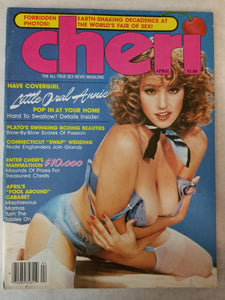 Cheri April 1983 - Little Oral Annie, Forbidden Photos - Vintage Adult Magazine