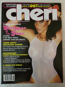 Cheri November 1983 - Annie Ample, JoAnna Storm - Vintage Adult Magazine