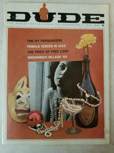 Dude January 1963 - The Price Of Free Love - Vintage Adult Magazine