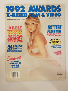 1992 Awards X-rated Film & Video Vol. 6 No. 8  - Adult Magazine