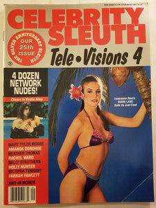 Celebrity Sleuth Vol. 4 No. 9 Tele-Visions 4 -Diane Lane- Vintage Adult Magazine