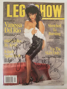 Leg Show August 1994 - Signed By Vanessa Del Rio - Adult Magazine