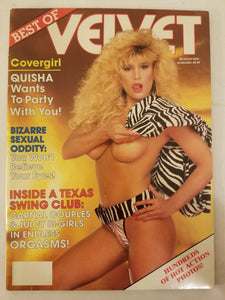 Best Of Velvet November 1988 - Quisha, Sexual Oddity - Adult Magazine
