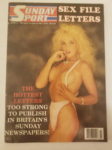 Sunday Sport Sex File Letters Issue 14 -Hottest Letters Britain - Adult Magazine