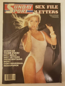 Sunday Sport Sex File Letters Issue 12 -Hottest Letters Britain - Adult Magazine