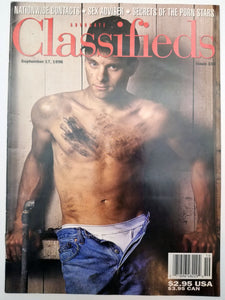 Advocate Classifieds September 1996 No. 104 - Sex Adviser - Gay Adult Magazine