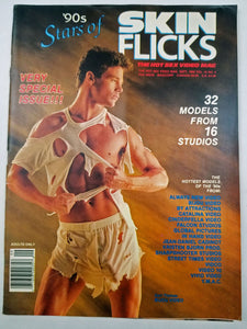 90's Stars Of Skinflicks September 1990 Vol. 10 No. 5 - Gay Adult Magazine