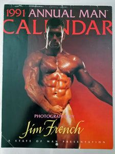 1991 Annual Man Calendar - Jim French - Gay Adult Calendar