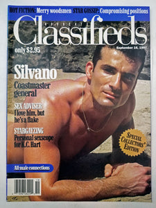 Advocate Classifieds September 1997 - Silvano - Gay Adult Magazine