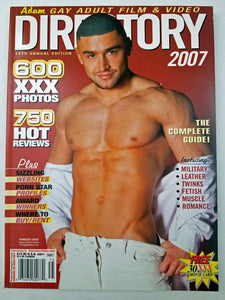 Adam Gay Adult Film & Video Directory 2007 - Francois Sagat - Gay Adult Magazine