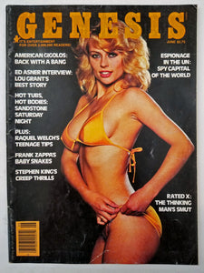 Genesis June 1980 Vol. 7 No. 11 - Ed Asner, Frank Zappa - Adult Magazine