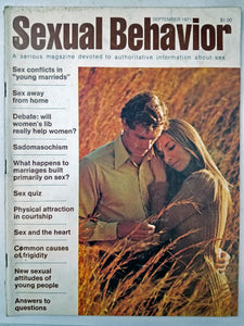Sexual Behavior September 1971 - Marriages Built On Sex - Adult Magazine