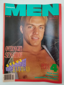 Advocate Men July 1988 - Steve Hammond, Jeffrey Spears - Gay Adult Magazine
