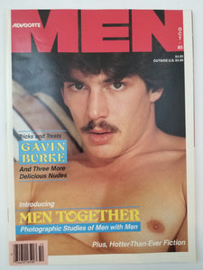 Advocate Men October 1985 - Gavin Burke, Julian Preston - Gay Adult Magazine