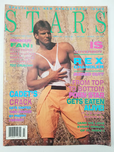 Stars March 1991 - Rex Chandler, Brock Logan, Brett Winters - Gay Adult Magazine