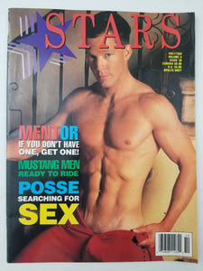 Stars Vol. 3 No. 10 October 1994 - Mustang Men, Sex Posse - Gay Adult Magazine