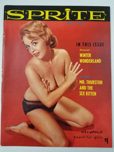 Sprite Vol 1. No. 3 - Sex Kitten, Winter Wonderland - Vintage Adult Magazine