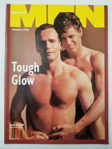 Advocate Men January 1993 - Paul Moriarity, Sean Long - Gay Adult Magazine