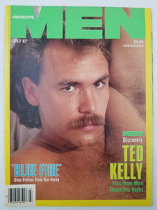 Advocate Men July 1987 -Ted Kelly, Tom Striker, Noah Delano- Gay Adult Magazine