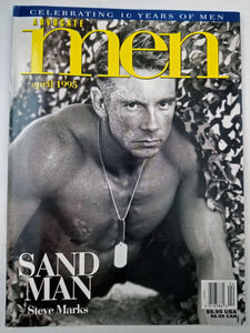 Advocate Men April 1995 - Steve Marks, Ronnie Viera - Gay Adult Magazine
