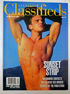 Advocate Classifieds No. 57 November 29, 1994 - Fiction - Gay Adult Magazine