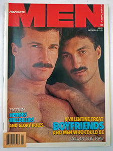 Advocate Men February 1985 - Jim Bentley, Vincent Thomas - Gay Adult Magazine