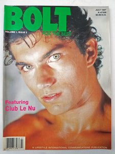 Bolt For The Best July 1987 Vol. 1 No. 2 - Club Le Nu - Gay Adult Magazine