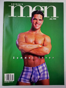 Advocate Men July 1996 - Dave Brooks, Drake Diamond - Gay Adult Magazine