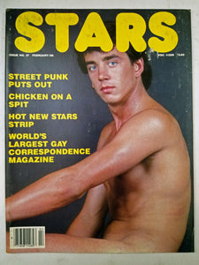 Stars No. 37 February 1986 - Sal, Ricky, Brian, Fiction - Gay Adult Magazine