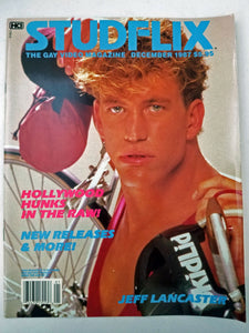 Studflix December 1987 - Jeff Lancaster, Hollywood Hunks - Gay Adult Magazine