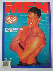 Advocate Men July 1992 -Tom Steele, Rodd Hodges, Mike Timber- Gay Adult Magazine