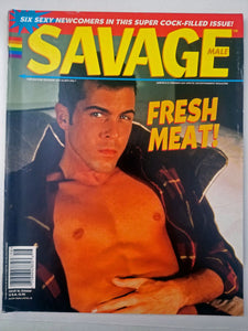 Savage Male No. 16 October 1995 - Marc Brody, Hue Davis - Gay Adult Magazine