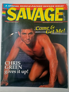 Savage Male No. 17 November 1995 - Chris Green, Doug Perry - Gay Adult Magazine