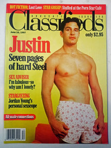 Advocate Classifieds June 10 1997 No. 123 - Fiction, Justin - Gay Adult Magazine
